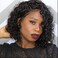 Glueless Short Curly Bob Lace Front Wig 100% Brazilian Human Hair Pre Plucked With Baby Hair For Women (10 inch, 13x4 150% density)
