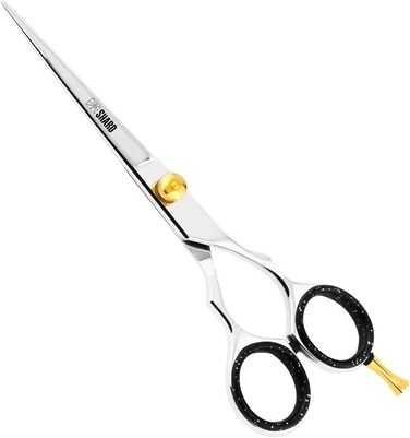 Professional Hair Cutting Scissors For Men Hair scissors Sharp Blades Hairdressing Barber Scissors - Barber Shears Stainless Steel 6.5" for Hairdresser Salon Barbers and Home