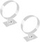lasenersm 2 Pieces Clear Acrylic Headband Display Stand Single Headband Holder Hairband Display Stand Hair Hoop Holder Acrylic Headband Organizer, Transparent