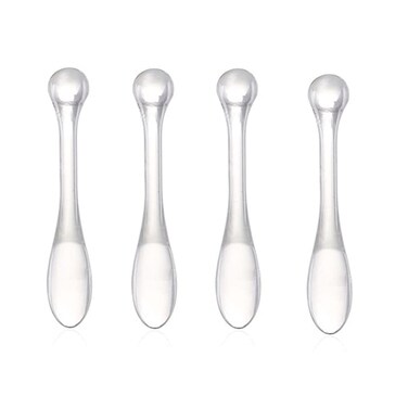 10 Pcs Transparent Acrylic Makeup Sticks Mud Mixing Tool Mask Spatula DIY Face Beauty Makeup Tool Portable Mask Stick Cosmetic Mask Spoon Spatulas Mask Stick Cosmetic Spatula