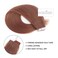 Sassina Tape in Skin Wefts Human Hair Extension Remy Hair PU Dark Vibrant per Auburn Cooper Red Brown Tape on Hair Extension 20Pcs 50g per set (33 20inch)