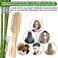 Bamboo Hair Brush with Cleaning Tool Set For Women Men, Bamboo Bristle Wood Paddle Detangling Brush Helps Hair Growth, Enhance Shine &amp; Health, Massaging Scalp