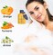 Nutritious Bubble Bath Long Lasting Foam Turmeric Orange Arnica Essential Oil Skin Healing Moisturizing Relaxing Stress Relief Spa Gift for Women