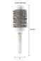 Cricket Technique Silk 2&rdquo; Seamless Barrel Thermal Brush - Ceramic Tourmaline Ionic Bristles, Anti-Static, Heat-Resistant, Soft Touch Handle with Sectioning Pick, for Blow Drying, Curling &amp; Styling