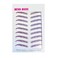Neva Nude Instant Eyebrows 10 Pairs, Dark Brown/Black Temporary Eyebrows   Easy Application &amp; Long Lasting   Waterproof (Hot Professor)