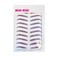 Neva Nude Instant Eyebrows 10 Pairs, Dark Brown/Black Temporary Eyebrows   Easy Application &amp; Long Lasting   Waterproof (Sexy Substitute)