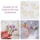 AUEAR, 20 Pack Metal Gold Hair Combs Pins 4 Teeth Accessories for Women Girl Decorative