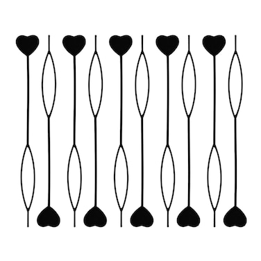 AUEAR Pull Hair Pin Quick Beader for Loading Beads, Automatic Ponytail Maker and Styling Kit (16 Pack, Black Color)