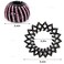 AUEAR, 4 Pcs Rhinestone Hairs Clip, Bird Nest Hair Bun Holder Expandable Ponytail Ties Wrap Accessory for Women