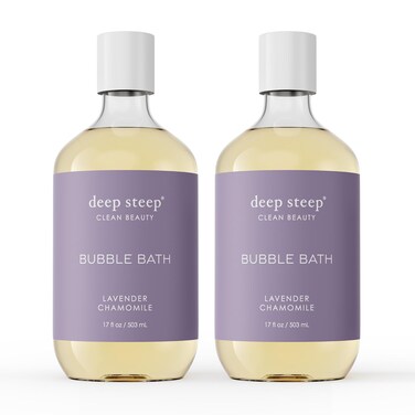 Deep Steep Bubble Bath, 17 Ounce (Pack of 2) (Lavender Chamomile)