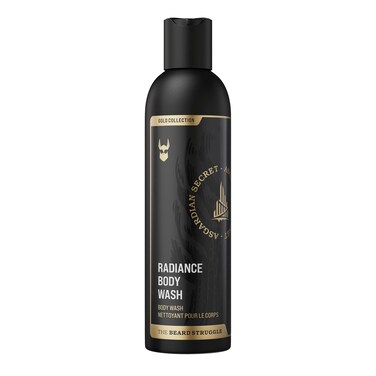 The Beard Struggle Men's Body Wash Asgardian Secret - Gold Collection - Skin Cleaning Agent - Natural Body Wash - Shower Gel Liquid Soap - 240 mL / 8 US. fl. oz.