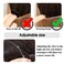 SARLA Invisible Wire Hair Extensions with 3 Clips Short Synthetic Wavy Curly Hairpiece Adjustable Transparent Headband for Women 14 Inch Black Brown