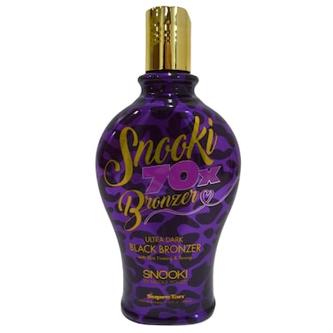Supre Snooki Ultra Dark 70X Black Bronzer Tanning Lotion 12 ounces, Black Walnut, Henna and DHA with Aloe Vera. Paraben and Gluten Free