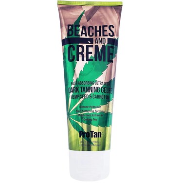 Beaches &amp; Cr&egrave;me Hemp Dark Tanning Gelee 8.5 oz