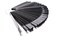 2 Sets 100 Tips Fan Shape Plastic Nail Art Tips Display Polish Board Display Practice Sticks with Metal Split Ring Holder (Black)