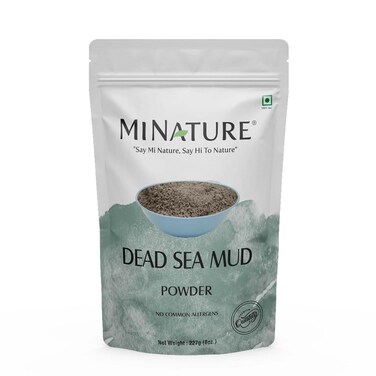 Dead Sea Mud Powder by mi nature   227g(8 oz)(0.5 lb)   100% Only Dead Sea mud powder   Skin care   Facial Mask