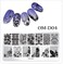 WOKOTO 5pcs Stamping Plates for Nail Art Kit Lace Mandala Flower Animal Nail Image Templates Design Stamp Tools Kit