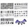 WOKOTO 5pcs Stamping Plates for Nail Art Kit Lace Mandala Flower Animal Nail Image Templates Design Stamp Tools Kit