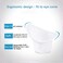 FOYARA Eye Bath Silicone Eye Wash Cup Set of 12 for Refresh and Clean Tired Eyes
