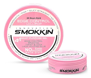 Strong Hold Hair Gel, Edge Control, Braiding Gel, Locking &amp; Twist Styling Wax, Versatile Styling Locking Gel Applicable To Diverse Hair Types. (Lollipop 5.09 Fl oz)