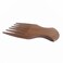 Natural Wood Comb Big Wide Tooth Wooden Afro Pick Handmade for Thick Wet and Curly Hair for African American Men and Women