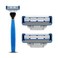 King of Shaves K3 Three Blade Razor &amp; 2 Cartridges
