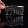 10 Pieces Metal Hair Comb Clip Wire Wedding Bridal Veil Combs for Women (20 Teeth, Silver)