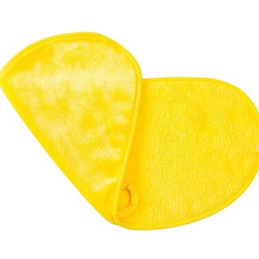 Makeup Remover Face Cleansing Cloth - Chemical-free Microfiber Reusable Facial Clean Towel, Remove Makeup Instantly with Only Water (1 Yellow)