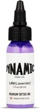 Dynamic Color Co. - Lavender Color Tattoo Ink, Long Lasting Vivid Color, Sterilized, Made in USA, Since 1990 (1 oz Bottle)