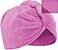 Microfiber Hair Towel Wrap for Women, Hair Drying Towel with Elastic Strap, Fast Drying Hair Turbans for Wet Hair, Long, Thick, Curly Hair, Super Soft Hair Wrap Towels (Red Rose)