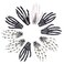 5 Pairs White and Black 3" Skeleton Hands Hair Clips Skull Bone Shape Hairpins Halloween Party Accessories