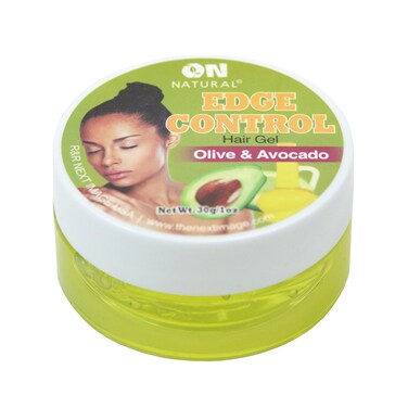 Edge Control Hair Colored Gel, Olive/Avocado, 1 Ounce