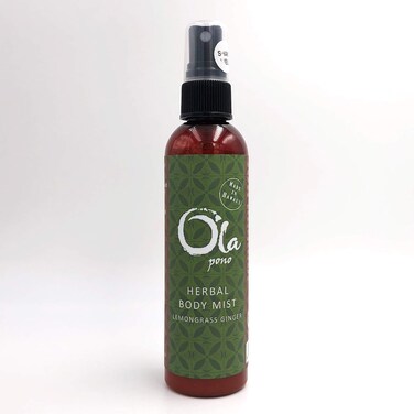 Ola Lemongrass Ginger Hawaiian Herbal Mist - 4 Fl Oz