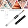 LWBTOSEE 2pcs Ombre Nail Brush for Nail Art Gradient Painting Rhinestone Handle Drawing UV Gel Pen Manicure Nail Art Brush Tool (Black&amp;White)