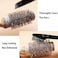 Hair Brush Cleaner Tool,Comb Cleaning hairbrush, for Removing Hair and Debris, Black