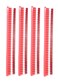 Mebco Pocket Brush 3 Row Bristles Pink, 4 Count (Pack of 1)