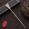 Purple Chinese Hair Stick Japanese Hairpin Hair Chopsticks,Jade Metal Retro Hair Chopsticks, Vintage Hair Sticks Hair Styling Pins for Women Girl