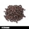 Silicone Copper Nano Beads Micro Link Tube Rings for wig Hair extensions (1000Pcs, Brown)