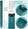 16 Pcs Straight One Color Party Highlights Clip on in Hair Extensions Colored Hair Streak Synthetic Hairpieces (Dark teal)