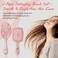 TRENDY STYLES 2PCs Wet Brushes Detangling Brushes Set For Curly Straight Black Natural Women Men Kids Dry &amp; Wet Hair, Pink