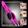 Professional Eyebrow Tweezers Slanted Tip Stainless Steel 2,3xPcs Set, Non-Slip Grip Slant Tip Tweezers for Facial Hair, Plucking Removing Ingrown Hairs, Tweezer for Women Men (Yellow&amp;Pink)