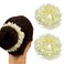 Gajra Hairband Hair Mogra Scented Rubber Band Gajra Hair Accessories for Women Girls (Pack of 2)