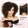Short Kinky Curly Wigs Ombre Brown Side Part Wig Afro Curly Wig Twist Out Wigs Heat Resistant Fiber Synthetic Full Wigs for Black Women (1B 30#)