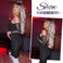 Quantum Love Ombre Gray Wigs for Women Long Wavy Middle Part Wig Long Curly Synthetic Daily Party Wig