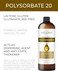 Polysorbate 20 by Velona - 8 Fl Oz   Solubilizer, Food &amp; Cosmetic Grade   All Natural for Cooking, Skin Care and Bath Bombs   Use Today - Enjoy Results