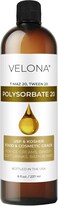 Polysorbate 20 by Velona - 8 Fl Oz   Solubilizer, Food &amp; Cosmetic Grade   All Natural for Cooking, Skin Care and Bath Bombs   Use Today - Enjoy Results