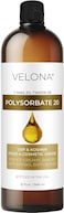 Polysorbate 20 by Velona - 32 Fl Oz   Solubilizer, Food &amp; Cosmetic Grade   All Natural for Cooking, Skin Care and Bath Bombs   Use Today - Enjoy Results