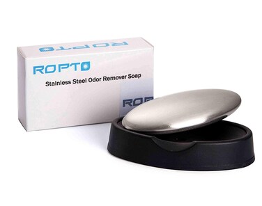Rondure Stainless Steel Soap Hand Odor Remover bar Eliminating Smells Like Onion Garlic Scents from Hands and Skin Kitchen Gadgets