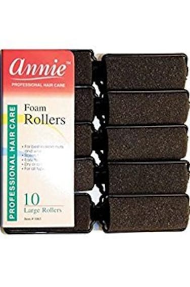 Annie 1065 Foam Roller Black - 6 Ct.