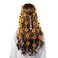 Hippie Headband Floral Crown Behemain Sunflowers Beads Adjust Flower Headdress Hair Accessories (Yellow)